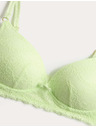 Marks & Spencer Дантелен деколтен бюстхалтер Ida без кости (A-E) Marks & Spencer зелен