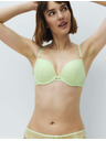 Marks & Spencer Дантелен push-up деколтен бюстхалтер Ida с кости (A–E) Marks & Spencer зелен