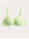 Marks & Spencer Дантелен push-up деколтен бюстхалтер Ida с кости (A–E) Marks & Spencer зелен