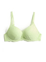 Marks & Spencer Дантелен push-up деколтен бюстхалтер Ida с кости (A–E) Marks & Spencer зелен