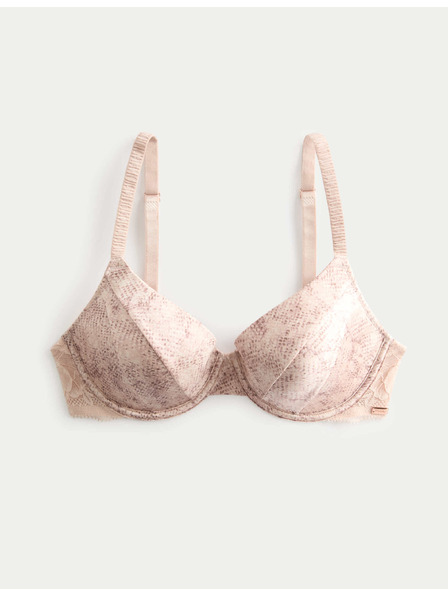 Marks & Spencer Сутиен Rosalie с пълни чашки и костици, с копринен и дантелен (A–E) Marks & Spencer розова