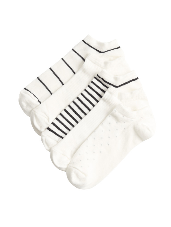 Marks & Spencer Пакетирани къси чорапи Trainer Liners™, с висок дял памук, комплект 5 чифта Marks & Spencer черна