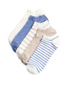 Marks & Spencer Пакетирани къси чорапи Trainer Liners™, с висок дял памук, комплект 5 чифта Marks & Spencer синя
