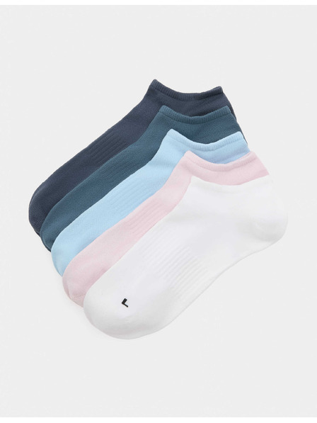 Marks & Spencer Къси чорапи Trainer Liners™ от микрофибър, 5 бр. Marks & Spencer розова
