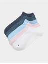 Marks & Spencer Къси чорапи Trainer Liners™ от микрофибър, 5 бр. Marks & Spencer розова
