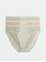 Marks & Spencer Високи бикини Body Soft™, комплект 3 бр. Marks & Spencer зелен