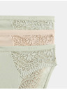 Marks & Spencer Високи бикини Body Soft™, комплект 3 бр. Marks & Spencer зелен