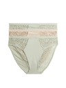 Marks & Spencer Високи бикини Body Soft™, комплект 3 бр. Marks & Spencer зелен
