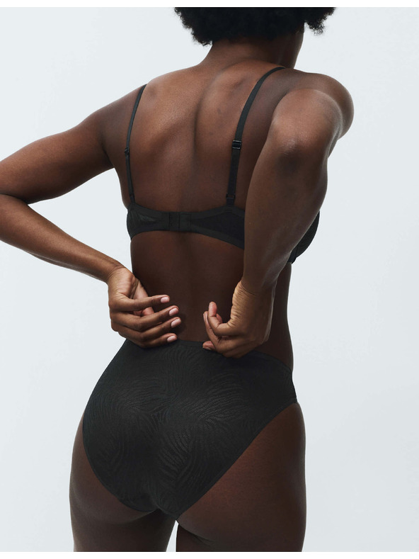 Marks & Spencer Високорязани бикини Body с дантела, 2 бр. в опаковка Marks & Spencer черна