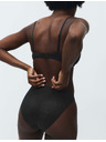 Marks & Spencer Високорязани бикини Body с дантела, 2 бр. в опаковка Marks & Spencer черна