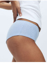 Marks & Spencer Нискорязани шорткови бикини от памук и lycra®, 5 бр. в опаковка Marks & Spencer синя