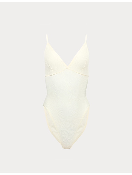 Marks & Spencer Body с дантела оформяща тялото Marks & Spencer кремова