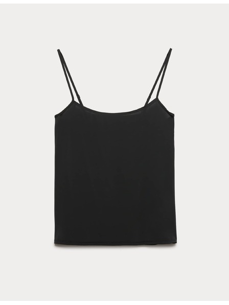 Marks & Spencer Невидима върхна тениска Body Invisibles™ с технология Flexifit™ Marks & Spencer черна