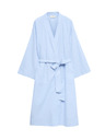 Marks & Spencer Плед от chambray материал от чиста памук Marks & Spencer синя
