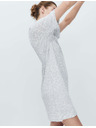 Marks & Spencer Мини нощница с печат от памук и модал Marks & Spencer сив