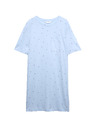 Marks & Spencer Мини нощница с печат от памук и модал Marks & Spencer син