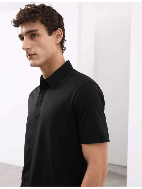 Marks & Spencer Поло от чист памук Supima® Marks & Spencer черно
