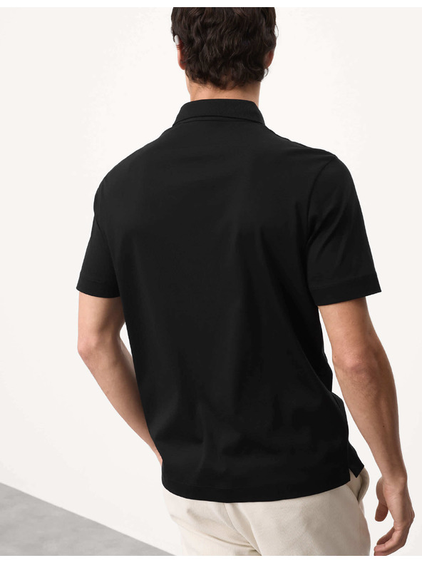 Marks & Spencer Поло от чист памук Supima® Marks & Spencer черно