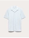 Marks & Spencer Джърси поло с геометричен модел, висок процент памук Marks & Spencer синьо