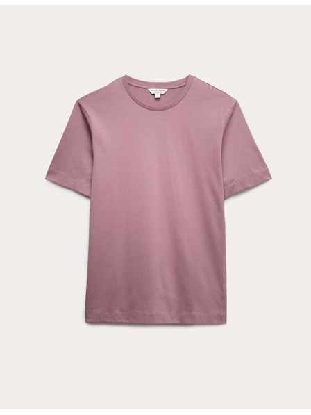 Marks & Spencer Тениска от преميум памук, тесен кройST Marks & Spencer розова