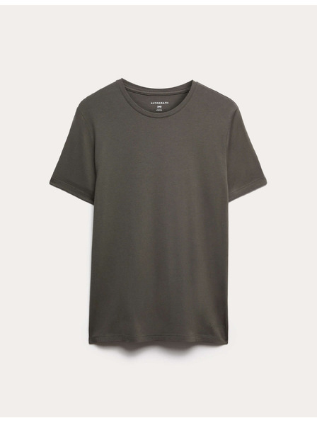 Marks & Spencer Потник от смес Supima® памук Marks & Spencer зелена