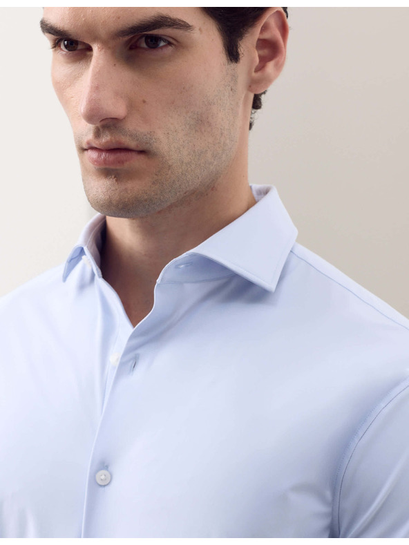Marks & Spencer Разтеглива функционална риза с вталена форма Marks & Spencer Blue