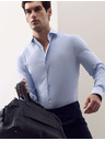 Marks & Spencer Разтеглива функционална риза с вталена форма Marks & Spencer Blue