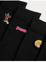 Marks & Spencer Чорапи с високо съдържание на памук с мотив Scooby Doo™, 5 чифта в опаковка Marks & Spencer черно