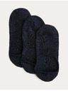 Marks & Spencer Къси чорапи от египетски памук, комплект 3 чифта Marks & Spencer морско синьо