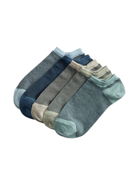 Marks & Spencer Спортни чорапи Trainer Liners™ с технология Cool & Fresh™ и високо съдържание на памук, комплект 5 чифта Marks & Spencer многоцветни