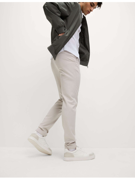 Marks & Spencer Еластични официални панталони с класическа кройка Marks & Spencer сив