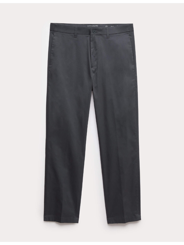 Marks & Spencer Супер леки chino панталони, нормална кройка Marks & Spencer сив
