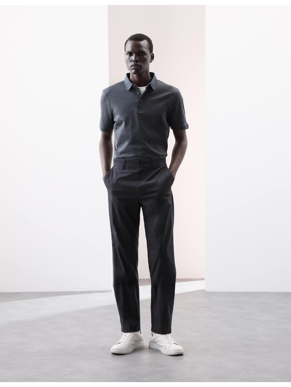 Marks & Spencer Супер леки chino панталони, нормална кройка Marks & Spencer сив