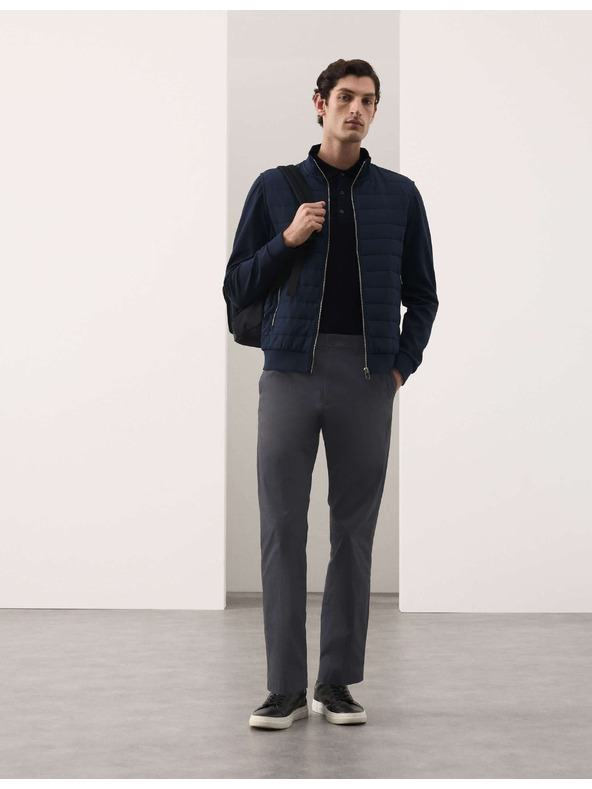 Marks & Spencer Супер леки chino панталони, нормална кройка Marks & Spencer сив