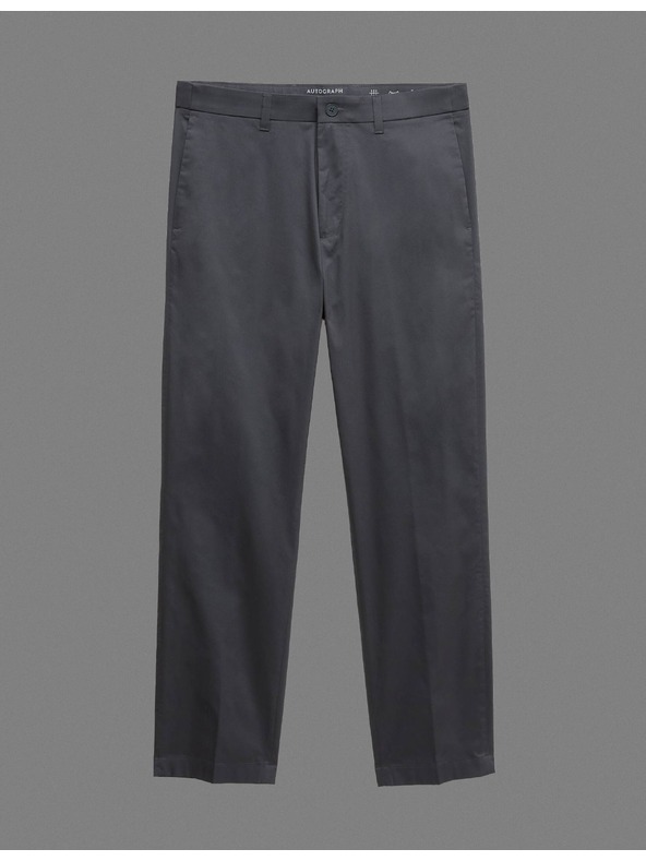 Marks & Spencer Супер леки chino панталони, нормална кройка Marks & Spencer сив