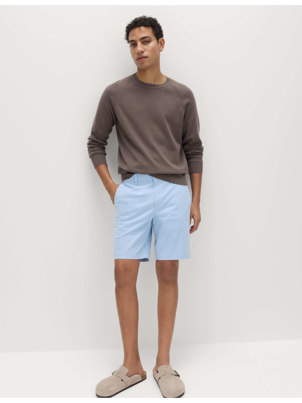 Marks & Spencer Еластични чино шорти нормален крой Marks & Spencer синьо
