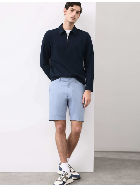 Marks & Spencer Леки чино шорти обикновен крой Marks & Spencer синьо
