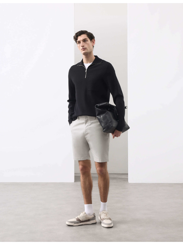 Marks & Spencer Леки чино шортове с нормален силует Marks & Spencer сива