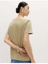 Marks & Spencer Тениска от чист памук Marks & Spencer зелена