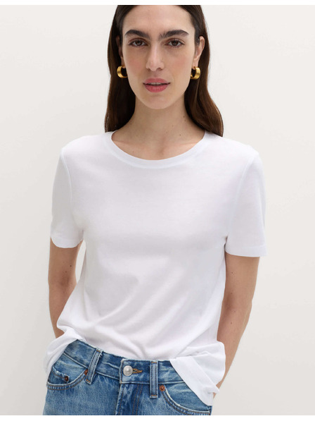 Marks & Spencer Тениска от чист памук Marks & Spencer бяла