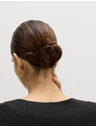 Marks & Spencer Топ Popover от чист лен с V деколте Marks & Spencer черна