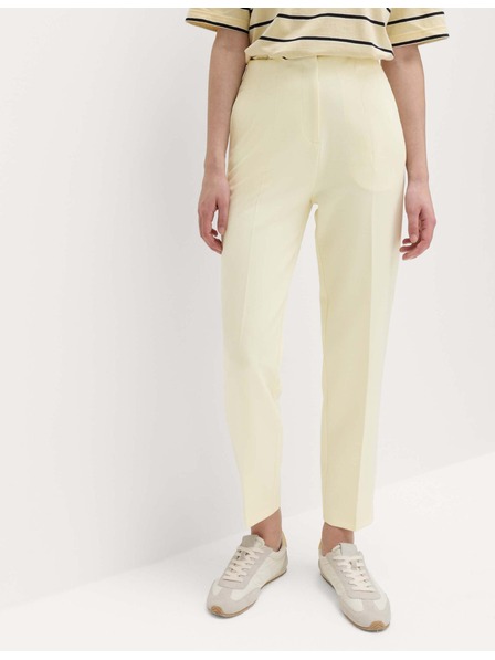 Marks & Spencer Стегнати панталони до глезена Marks & Spencer жълти