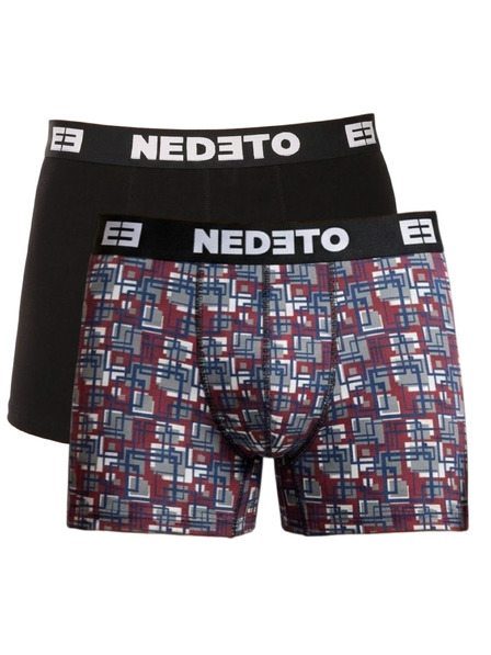 Nedeto Комплект от две - мъжки боксерки Nedeto многоцветни