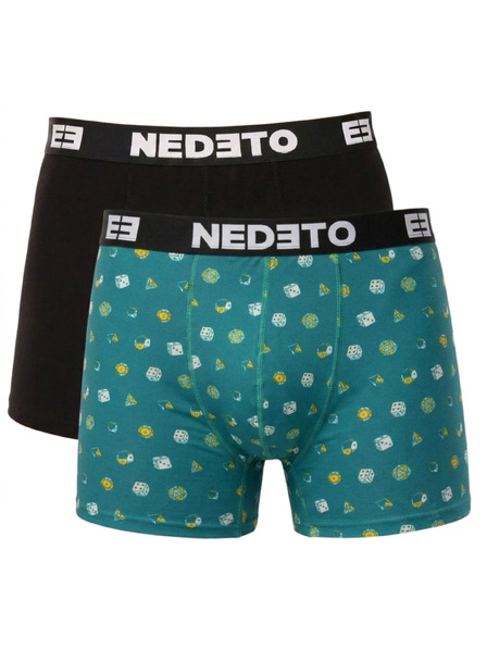 Nedeto Комплект от две - мъжки боксерки Nedeto многоцветни