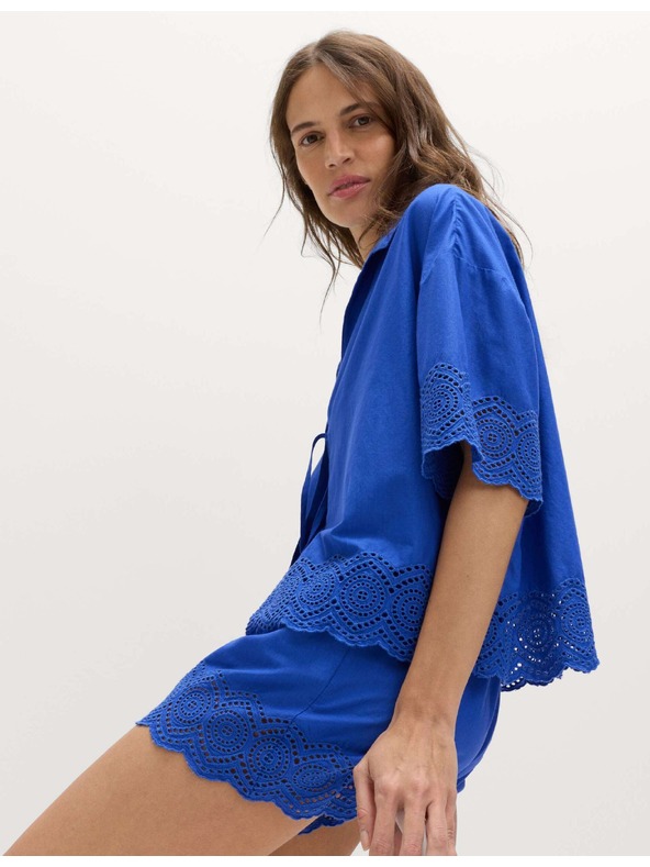 Marks & Spencer Сини дамски шорти madeira