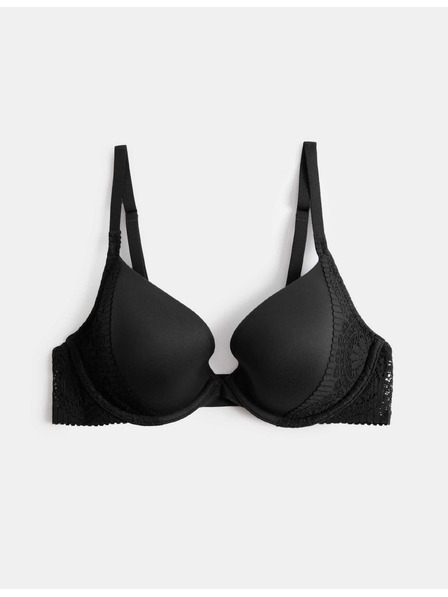 Marks & Spencer Гладък деколте сутиен Body Soft™ с банели, размер A–E Marks & Spencer черен
