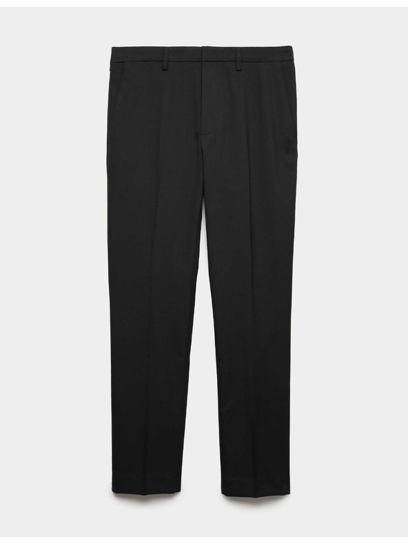 Marks & Spencer Тесни панталони с една гънка Marks & Spencer черен