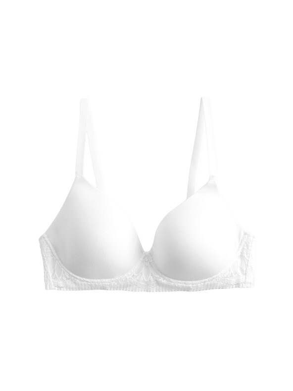 Marks & Spencer Сутиен Body Soft™ с пълни чашки без банели, размер A–E Marks & Spencer бял