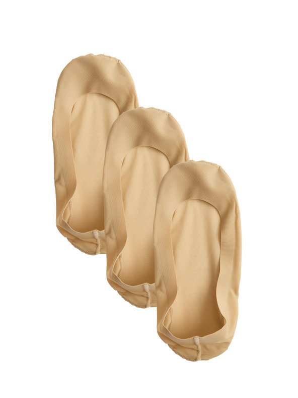 Marks & Spencer 3 бр. къси чорапи Marks & Spencer бежови