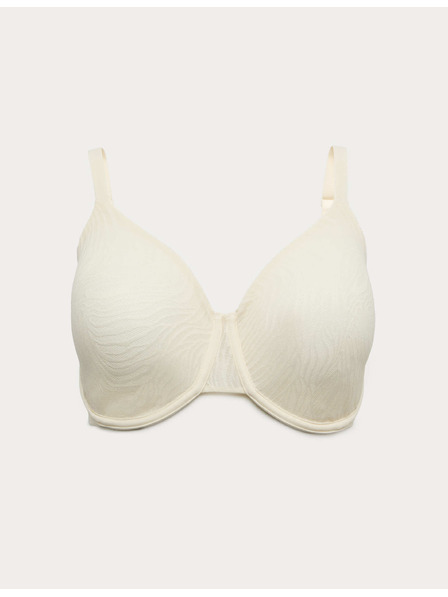 Marks & Spencer Телесен сутиен с намаляващ ефект, с костици и дантела, размер (C–H) Marks & Spencer кремав